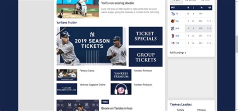 yankees website official roster